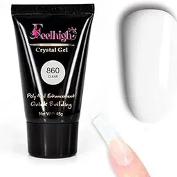 Crystal Professional Clear Polygel tubes Polygel For Nails Extensions Finger nail art Manicure Acrylic gel (CLEAR)-picture-19