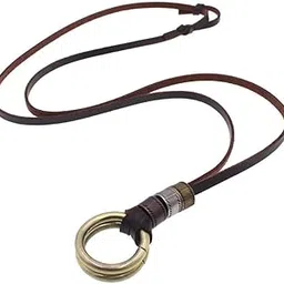 zibuyu Leather Necklace with Stainless Steel Pendant for Men Women-picture-32
