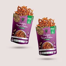 Tempehstation Chickpea schezwan Tempeh fritter | Value Pack of 2|| 150 gm* 2 = 300 gms | High Protein | Ready to Eat | Gut-Friendly & Fibre-Rich | Smarter Choice than Analog Paneer or Tofu-picture-31