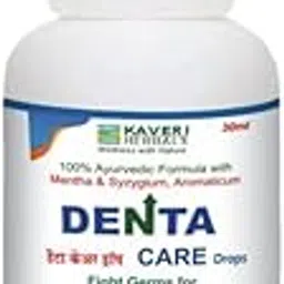 Kaveri Herbals Denta Care Drops for Fight Germs, Healthy Gums and Teeth, Mouthwash, Bad Breathe Ayurvedic 30ml-picture-46