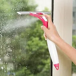 Glass Wiper Car Window Cleaner 3 in 1 Spray Type Cleaning Easy Glass Wiper Window Cleaning Wiper Spray Bottle Sprayer Glass Wiper Window Mirror Cleaning for Bathroom Tiles,Table, Office, Car-image-13