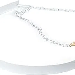 Women's Metal Adjustable Belt for Saree, Western Dress, Traditional Dress, Party Designer wear (White, 2 cm wide)-image-48