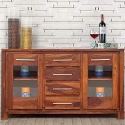 woodnesia Sheesham Wood Cabinet in Honey Oak Finish for Home & Living Room Furniture (woodnesia0006)-picture-14