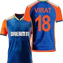 Sports Cricket Official New Latest Virat T20 Worldcup Jersey 2024 (Kid's, Boy's & Men's)-picture-17