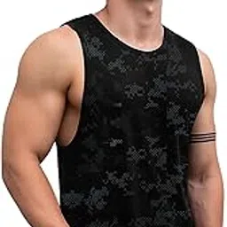 jump cuts || Mens || Printed || Camouflage || Polyester || Vest-picture-28
