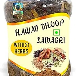 Parag Fragrances Natural Hawan Dhoop Samagri Hawan Samagri with 36 Types of Herbs / Hawan Samagri for Dhoop, Hawan or Yagya (350gm)-picture-30