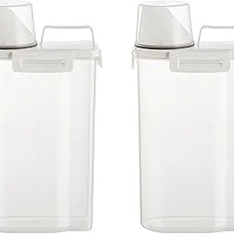 MYADDICTION 2 Pieces Rice Storage Containers Rice Grain Buckets for Grain Flour Dry Food 3L-picture-21