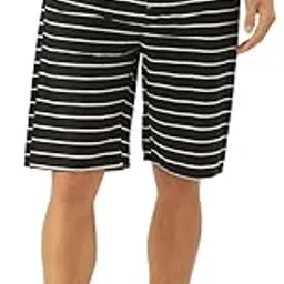 the indian garage co Men Cotton Boxy Fit Striped Lounge Wear Regular Boxer-picture-13