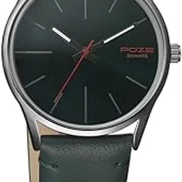 Sonata Poze Quartz Analog Black Dial PU Leather Strap Watch for Men-SP70013QL01W-picture-13