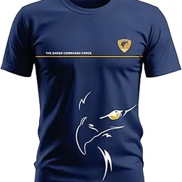 warriorworld Men’s Garud Commando Force Eagle Graphic T-Shirt – Premium Cotton Round Neck Military Style Tee | Casual Comfort Fit Tee-picture-45