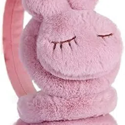 missby Exquisite Foldable Plush Ear Muffs/Warmer for Girls, Women and Kids for Winters Protection cum Fashion Accessory (Random Colors; Pack of 1) - M Cute Lovers-picture-13