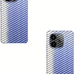(Pack of 2) Compatible with iQOO Neo 10R Skin Sticker/Vinyl wrap/Protective Film Mobile Back Skin Carbon Fiber 3D Transparent by Candeal Mizhan(Only Back)-picture-15