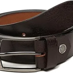 tybelt Brown Formal Italian New Buck Leather Belt for Men | Adjustable Waistband up to 42 Inches | Belt for Jeans & Dress Pants | Belt with Heavy Buckle_031-picture-15