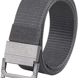 niddleman 681/ Trendy Unisex Artificial Leather Belt, Boys Belt for Casual or Formal Classic Designs for Work & Business Casual (Grey)-picture-41