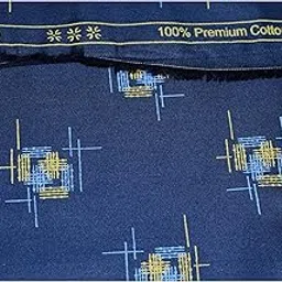 Men's Pure Cotton Satin Printed Unstitched Shirt Fabric (1.60 M, Free Size)-image-27