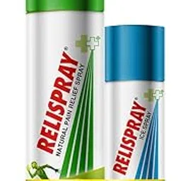 RELISPRAY Instant Pain Relief Ayurvedic Spray 135G with Free Ice Spray 36G | Elbow pain,Backache, Knee pain, Muscle pain, Tired feet, Ankle sprain.-picture-18