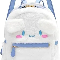 palay Cute Backpack for Girls - Kawaii Small Plush Sanrio Cinnamoroll Bag With Handle, Birthday, 23x24x12cm-picture-16