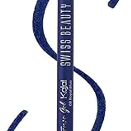 Swiss Beauty Intense Gel Kajal with Sharpener | 12-Hour Stay | Waterproof | Smudge-Proof | Creamy Texture | Highly Pigmented | Multi-Use Eye Pencil | 1.2g, Shade- Royal Blue-picture-15