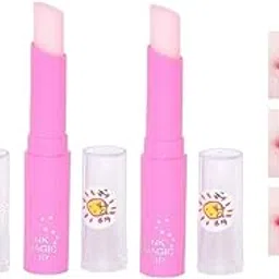 Elecsera Strawberry Pink Magic Lip Balm Pack of 3 Strawberry (Pack of: 3, 30 g)-picture-25