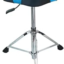 Kadence Hydraulic Drum Throne – Adjustable Height Drum Seat with Padded Cushion & Stable Tripod Base – Heavy-Duty Stool for Drummers, Studio & Live Performance - Motorcycle Style Stool-image-82