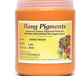 Rang Pigments I Pigment Paste For Epoxy Applications I Ideal For Epoxy Art l Shade AMBER WOOD 1 KG-picture-25