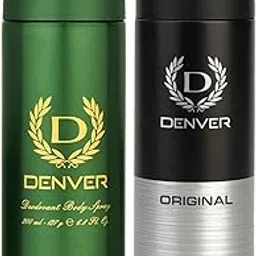 DENVER Hamilton Deo & Black Code Original- 200ML Each (Combo Pack of 2) | Long Lasting Deodorants Body Spray for Men-picture-14