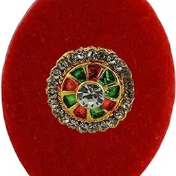 vidhya kangan Handmade Fancy Stone stud Work Saree pin Brooch for Women Jewellery Latest Stylish Crystal Unisex Floral Shape Brooch for Women/Girls (sku-bro2821)-picture-18