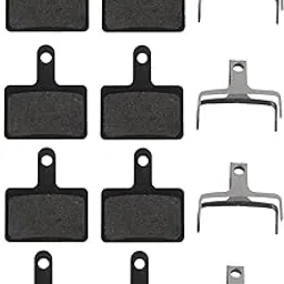 Bicycle Disc Brake Pads, Semi-Metallic, 4 Pairs with Spring Clips, Universal Fit (Set of 4)-picture-10