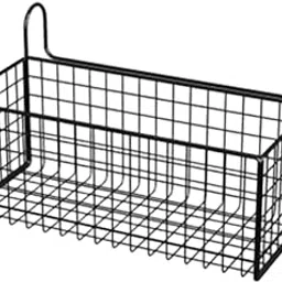 JAZZY PEARLS® Bedside Hanging Storage Basket Metal Beside Shelf for Dormitory Office Hotel 23cmx10cmx12cm-picture-16