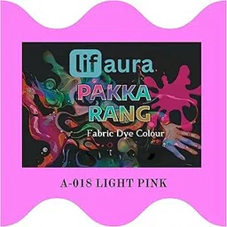Prokart Lifaura Pakka Rang Fabric Dye Colour Natural dye for Fabric Pack of 5 Sachets (5g Each 25g Pack) | ShadeA-18 : Light Pink|Prokart Lifaura Pakka Rang-picture-14
