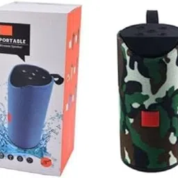 KPDP TG 113 Ultra 3D Bass Bluetooth Wireless Speaker HIGH BASS Super Sound Audio System/Water Resistent/Splashproof Portable FM/USB/AUX SD Card Supported/Mini Home Theatre image 1