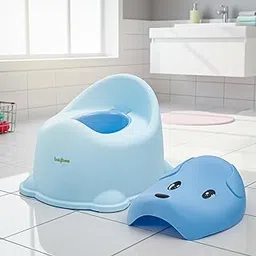 Baybee Puppy Western Toilet Potty Seat for Kids, Baby Potty Training Seat Chair with Anti-Urin Splash Guard, Kids Toilet Seat with Removable Tray, Baby Potty Seat for Kids 1-5 Years Child (Blue)-picture-24