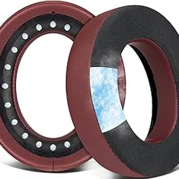 SOULWIT Earpads Cushions Replacement for Corsair HS75 XB HS70/Pro HS60/Pro HS50/Pro Gaming Headset/Headphones, Ear Pads with High-Density Noise Isolation Foam (HS60 CG Burgundy)-picture-31