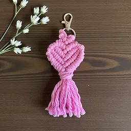 Macrame heart keychain-picture-21