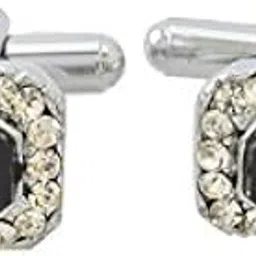 veera paridhaan Silver Brass Cufflink For Men-picture-39