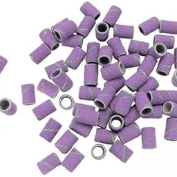 SHOPORA® 5X100Pcs Sanding Bands For Nail Drill Bit Manicures Nail Art Tool 80 Purple | Nail Care, Manicure & Pedicure | Manicure/Pedicure Tools & Kits-picture-17