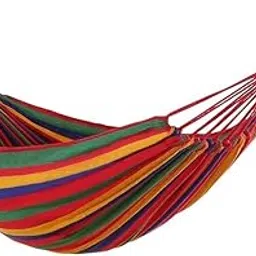 Black Sparrow Camping Hammock Swing Cotton Fabric Portable Travel Tree Hanging Bed Indoor Outdoor Garden Beach Sleeping Jhula for Baby Adults Men & Women-image-118