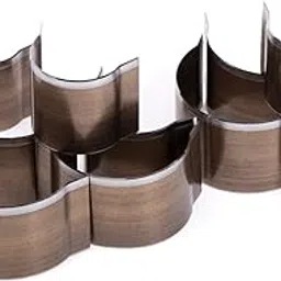 WUTA Hollow Punch Cutter Tool, Leather Punching Die Cutting Mold, Manual Leather Punch Tool Hole Puncher Cutter, Leather Craft Tools Kit for Handmade DIY Leather Craft (Round End Shape)-image-45