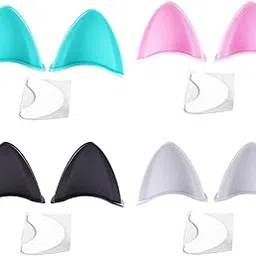 CALANDIS® Helmet Cat Ears Decoration Interchangeable for Motorcycle Helmets Ski Blue-picture-24