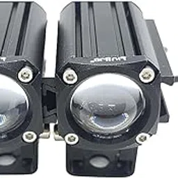 60W White and Yellow with RED Devil Eye Effect LED Driving Fog Lights Replacement for Jeep Motorcycle Tractor Truck ATV UTV SUV (2 Pack)-picture-10