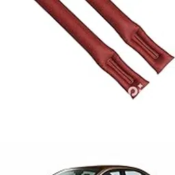 LOVMOTO Universal Car Gap Filler Organiser Car Seat Gap Filler, Car Seat Gap Organiser, PU Leather Car Accessories, Car Seat Console Side Pockets for Storage Comfortable With Ci-az-picture-22