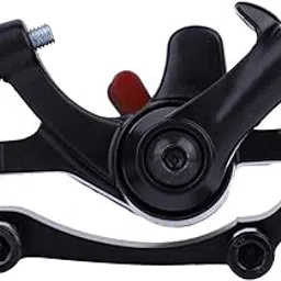 Bicycle Disc Brake Set of 1, Front and Rear Mechanical Calipers with Brake Pads, Black-picture-35