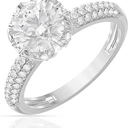 anayra fine silver jewellery ANAYRA Solitaire VIII 925 Silver Ring for Women - Womens Aesthetic & Stylish Silver Ring - Womens Fashion Jewellery - Valentine Gift for Women, Girls, Wife & Girlfriend-picture-30