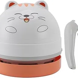 Mumusuki Mini Desktop Vacuum Cleaner AA Battery Powered,Handheld Portable Cordless Vacuum Cleaner, Ideal for Desk, Home, Car (Cat)-picture-15
