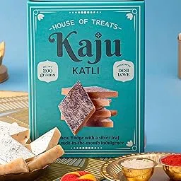 Hyperfoods® Bhai Dooj Tikka for Brother BhaiDooj Gift for Brother Sweets Kaju Katli 200 Grams with Moli Roli and Rice BhaiDooj Gift Set for Brother Sweet Pack Tikka for BhaiDooj Sweets Gift Pack-image-59