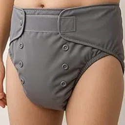 Softlia Adult Diapers,Reusable, Washable Cloth Diapers, Size XL,Ideal for Bedwetting & Incontinence Underwears for Seniors with 1 Charcoal bamboo Insert (80cm to 120cm)-image-28