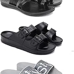 Men's Sandals | Lightweight Wear| Stylish & Easy to Wear For Men'S PCV-SAN-(COMBO-3)-3152-3115-1589-picture-17