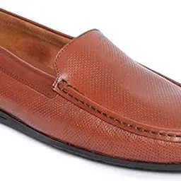 Enzo 2.0 Mens Leather Driver Loafer Shoes-image-1