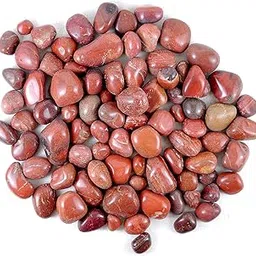 Artifii Pebbles Stones for Plants Pots, Decorative Garden and Glass Pebbles, Table and Home Decor, Vase Fillers, Gravels Stone for Aquarium, Vase, Fountain Home Outdoor (Maroon) (950 GM)-picture-11
