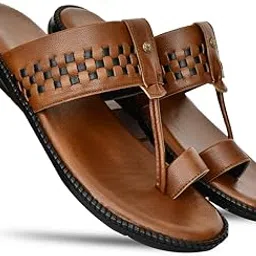 zirsq Synthetic Leather Latest Comfortable Slippers for Men | Lightweight Chappal-picture-41